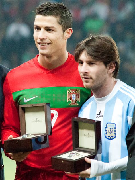 cristiano Ronaldo and Messi